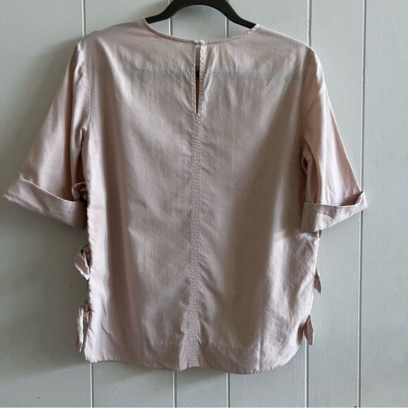 Club Monaco Adeelah Side-tie Pink Top - Picture 8 of 12
